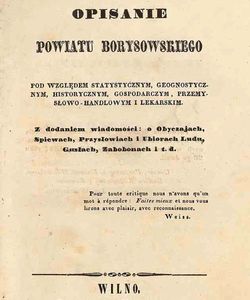 1847 opisanie powiatu borysowskiego250