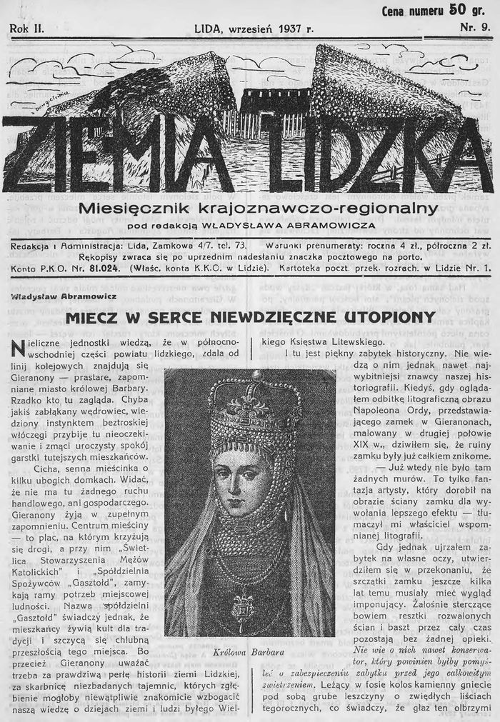 1937 ziemia lidzka nr 9 700